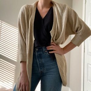 Cream Madewell Open Sweater